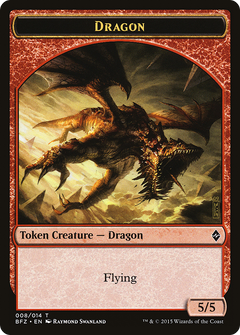Dragon Token [Battle for Zendikar Tokens]-1