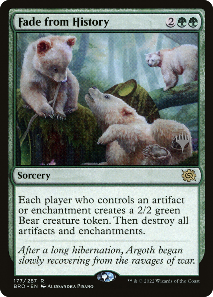 Fade from History (Promo Pack) [The Brothers' War Promos]-1