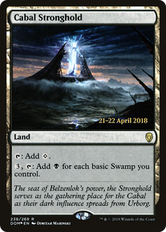 Cabal Stronghold [Dominaria Prerelease Promos]-1