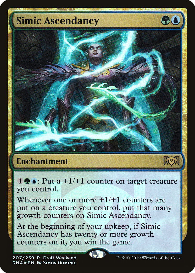 Simic Ascendancy (Draft Weekend) [Ravnica Allegiance Promos]-1