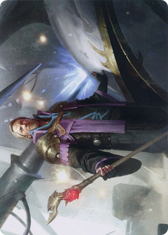 Urza, Prince of Kroog // Urza, Prince of Kroog (ABRO-043) - The Brothers' War Art Series (Borderless) Foil-1