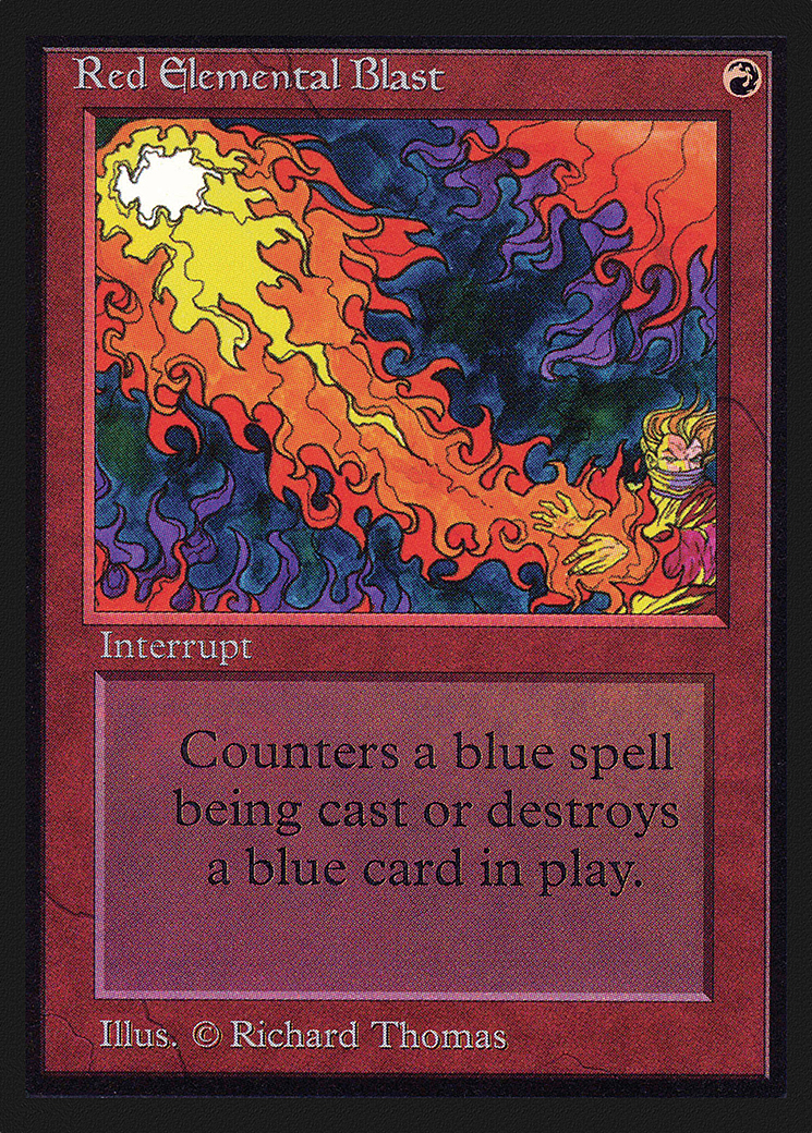 Red Elemental Blast (IE) (IED-) - Intl. Collectors' Edition-1