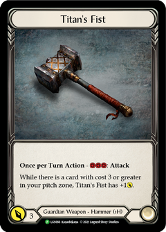 Titan's Fist [LGS066] (Promo)  Cold Foil-1