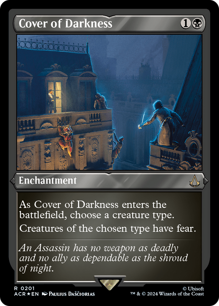 Cover of Darkness (ACR-201) - Assassin's Creed Etched Foil-1