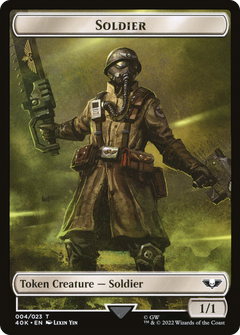Soldier (T40K-004) - Warhammer 40,000 Tokens-1