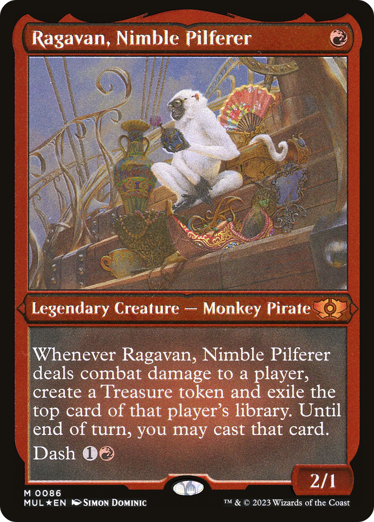 Ragavan, Nimble Pilferer (Foil Etched) [Multiverse Legends]-1
