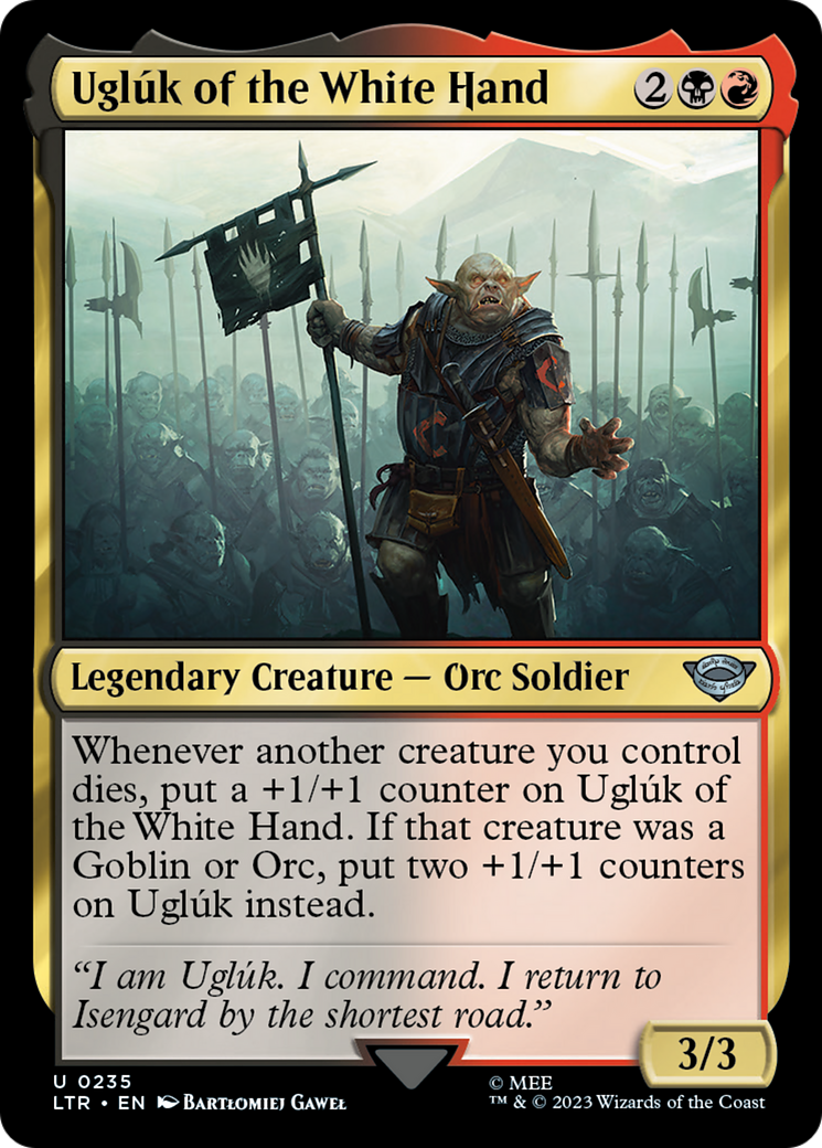 Ugluk of the White Hand (LTR-235) - The Lord of the Rings: Tales of Middle-earth Foil-1