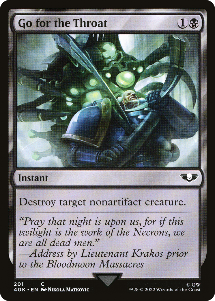 Go for the Throat [Warhammer 40,000]-1