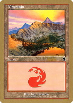 Mountain (346) - 2002 Brian Kibler (ODY) (WCD-) - World Championship Decks 2002-1