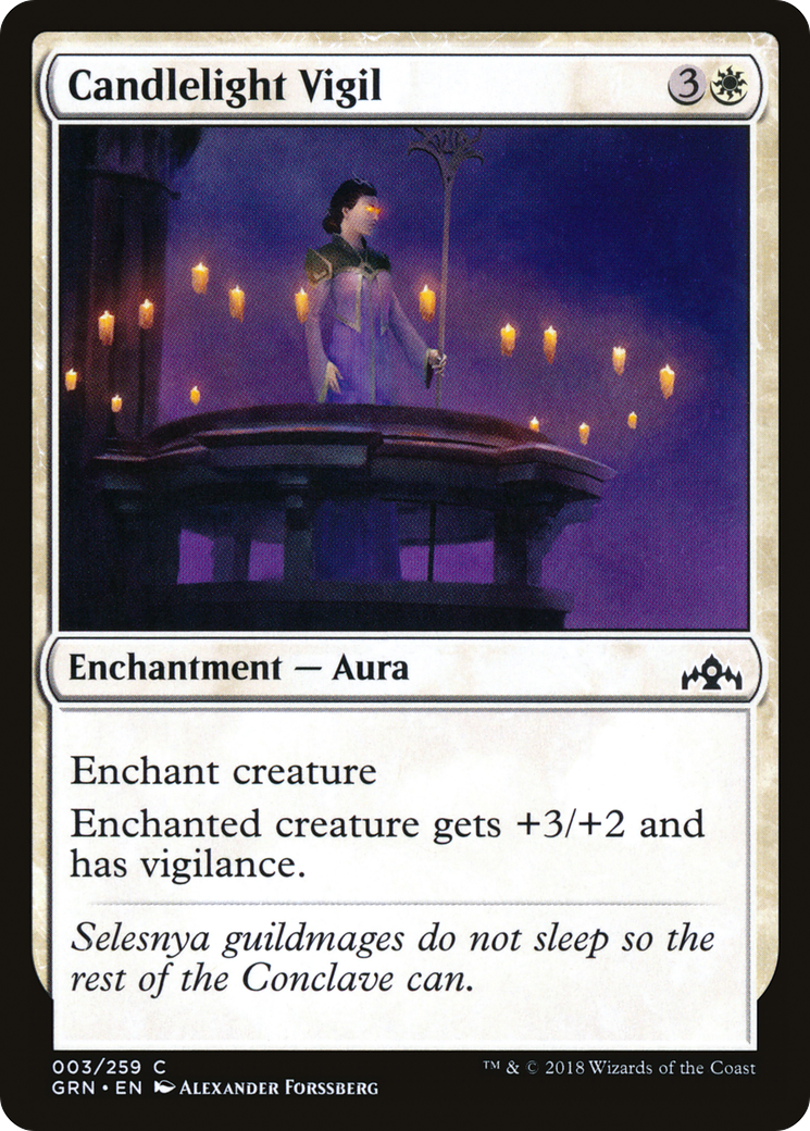Candlelight Vigil [Guilds of Ravnica]-1