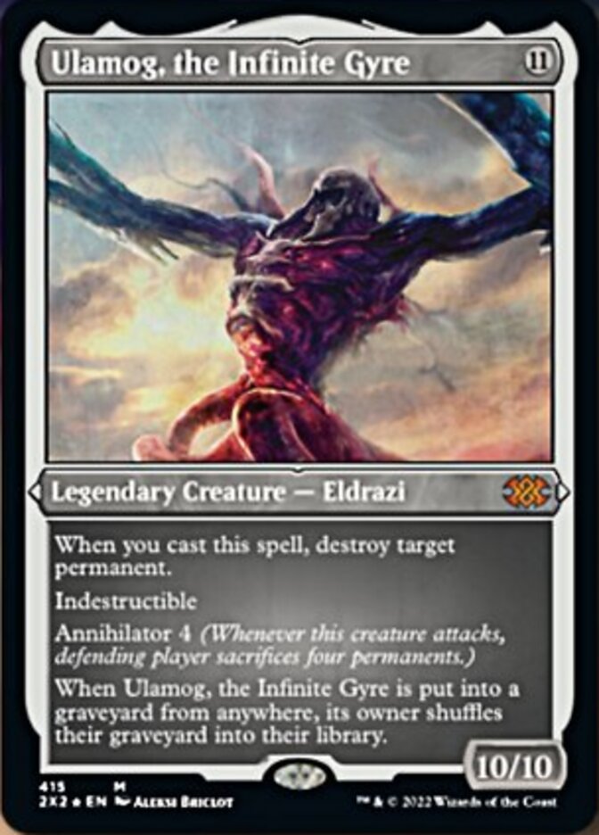 Ulamog, the Infinite Gyre (Foil Etched) [Double Masters 2022]-1