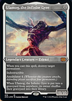 Ulamog, the Infinite Gyre (Foil Etched) [Double Masters 2022]-1