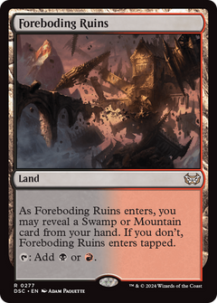 Foreboding Ruins [Duskmourn: House of Horror Commander]-1