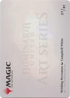 Writhing Necromass // Writhing Necromass (ADMU-027) - Dominaria United Art Series (Borderless) Foil-2
