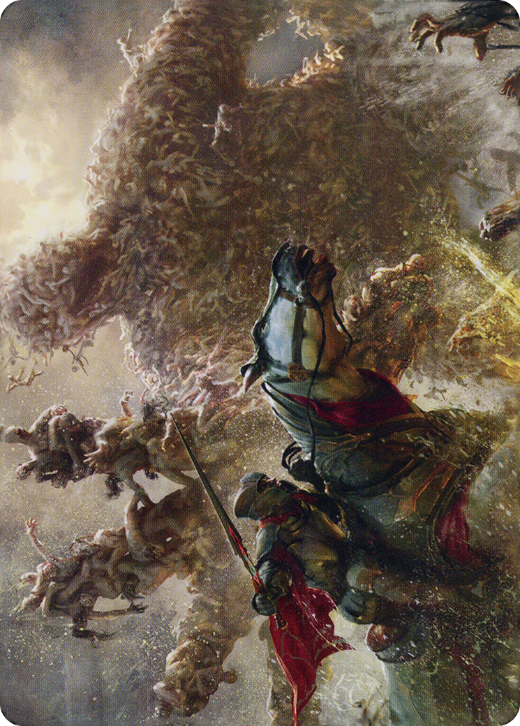 Writhing Necromass // Writhing Necromass (ADMU-027) - Dominaria United Art Series (Borderless) Foil-3