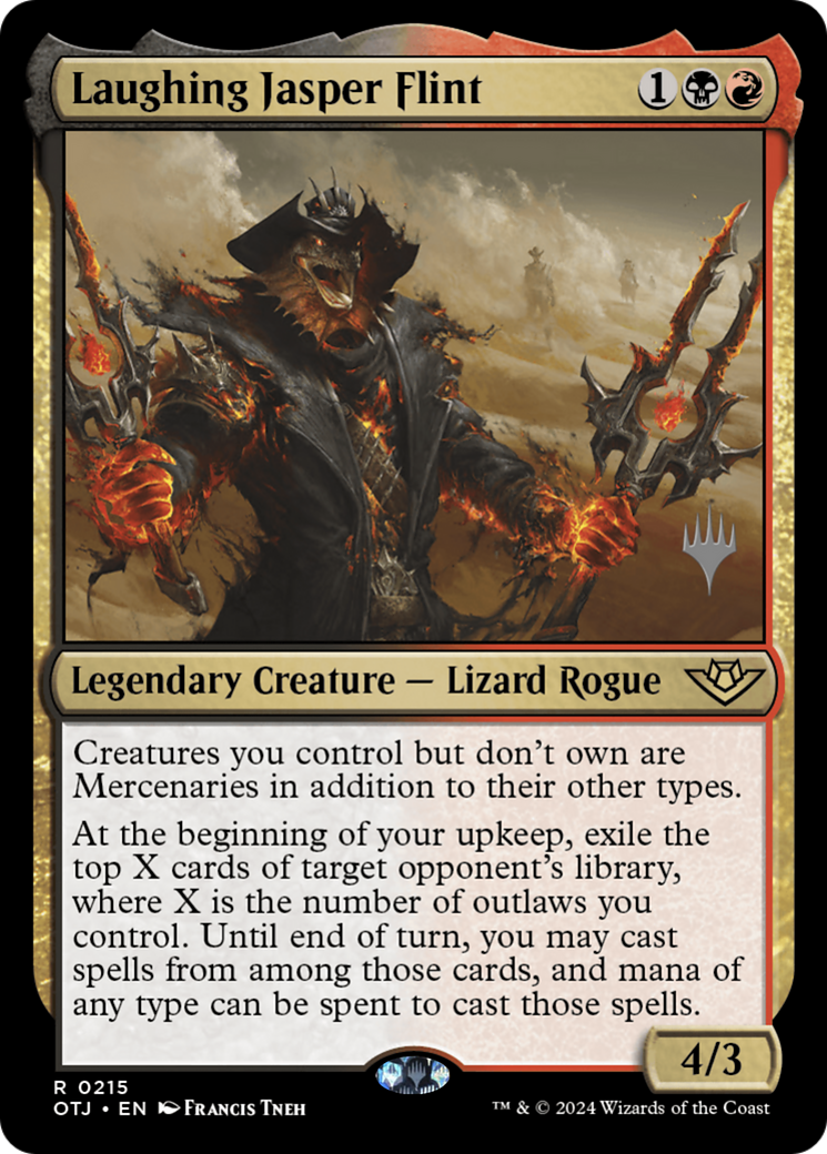 Laughing Jasper Flint (Promo Pack) [Outlaws of Thunder Junction Promos]-1