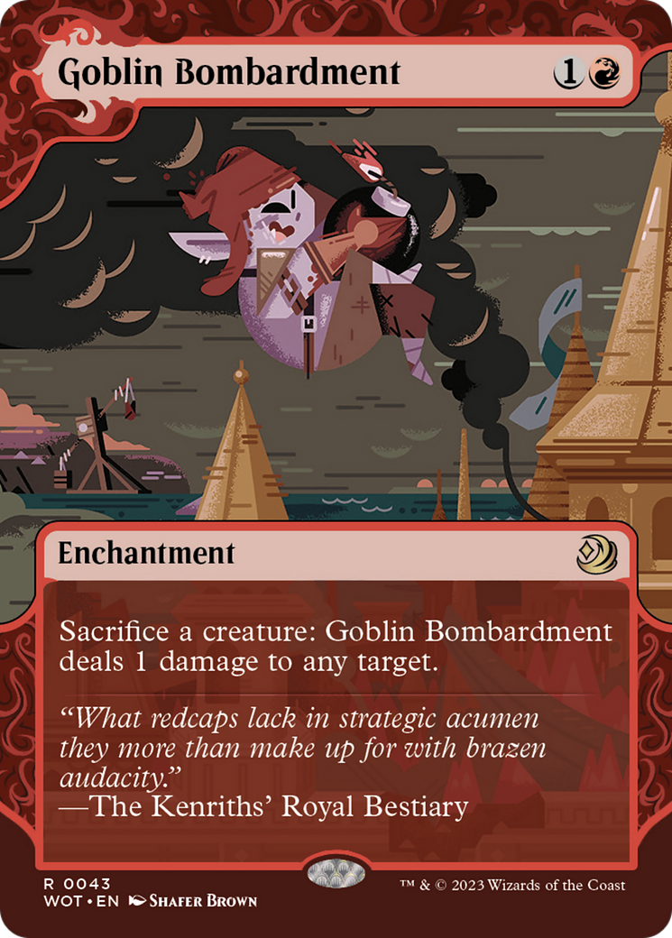 Goblin Bombardment [Wilds of Eldraine: Enchanting Tales]-1