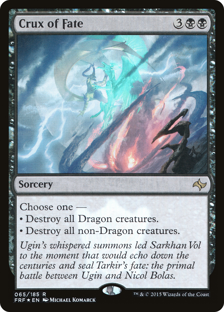 Crux of Fate (FRF-65★) - Fate Reforged Foil-1