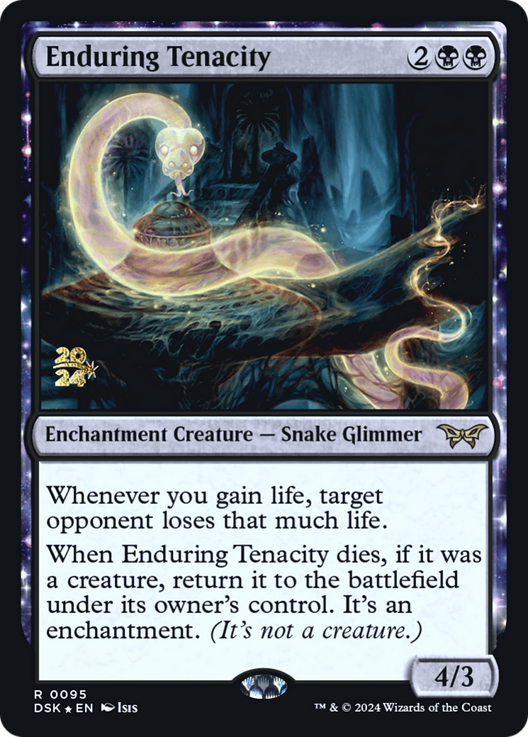 Enduring Tenacity [Duskmourn: House of Horror Prerelease Promos]-1