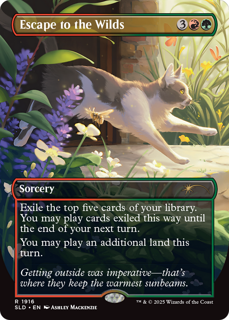 Escape to the Wilds (SLD-1916) - Secret Lair Drop (Borderless) Foil-1