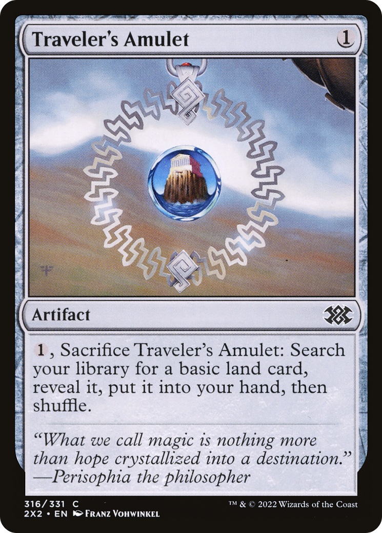 Traveler's Amulet (2X2-316) - Double Masters 2022 Foil-1
