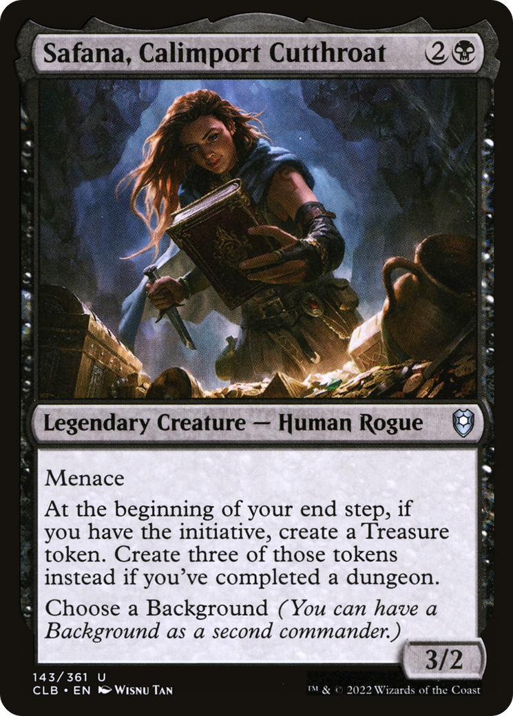Safana, Calimport Cutthroat [Commander Legends: Battle for Baldur's Gate]-1
