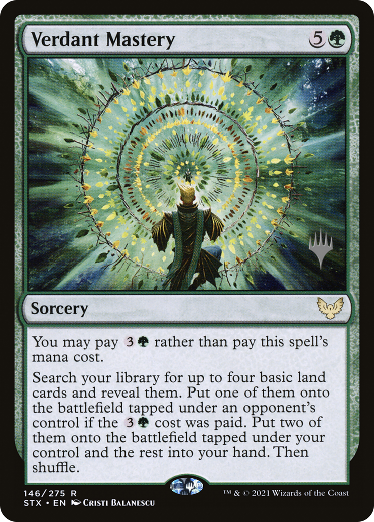 Verdant Mastery (PPSTX-146) - Strixhaven: School of Mages Promos-1