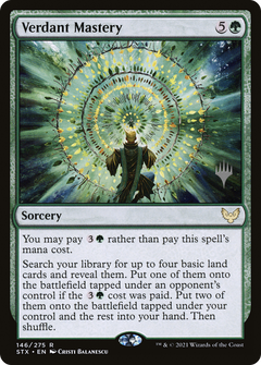 Verdant Mastery (PPSTX-146) - Strixhaven: School of Mages Promos-1