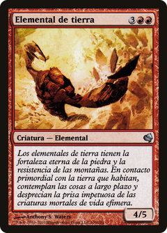 Earth Elemental (Spanish) - "Elemental de tierra" (PS11-100) - Salvat 2011-1