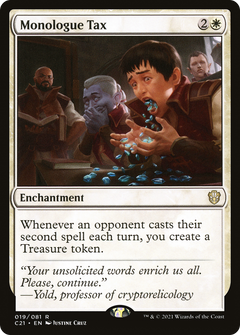 Monologue Tax [Commander 2021]-1