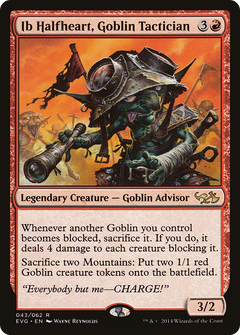 Ib Halfheart, Goblin Tactician (Elves vs. Goblins) [Duel Decks Anthology]-1