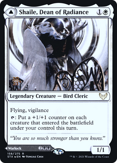 Shaile, Dean of Radiance // Embrose, Dean of Shadow [Strixhaven: School of Mages Prerelease Promos]-3