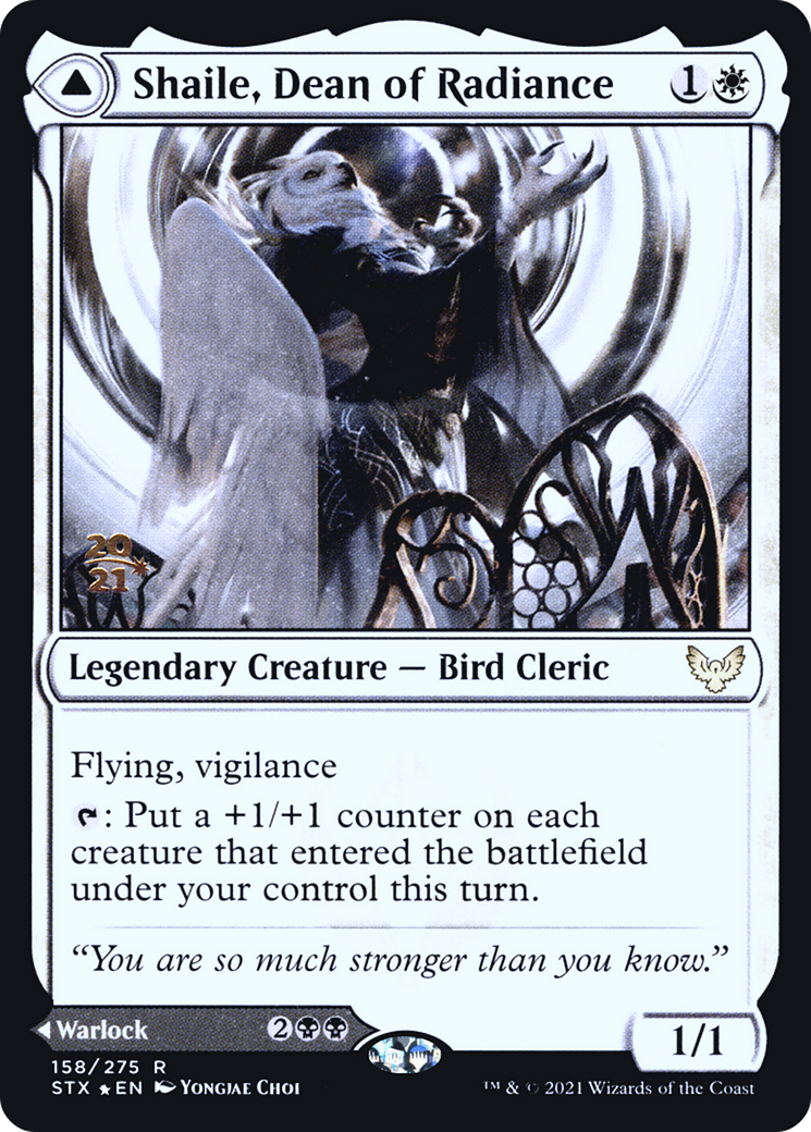 Shaile, Dean of Radiance // Embrose, Dean of Shadow [Strixhaven: School of Mages Prerelease Promos]-3