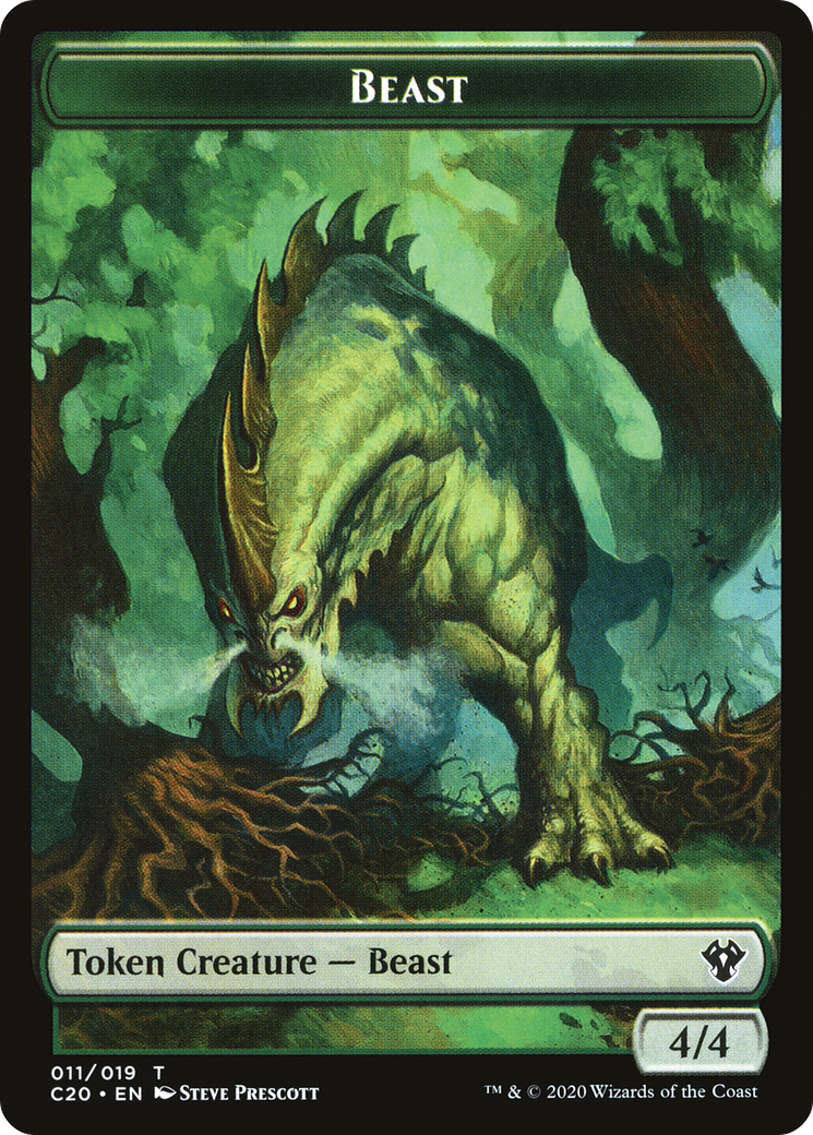 Beast (TC20-011) - Commander 2020 Tokens-1
