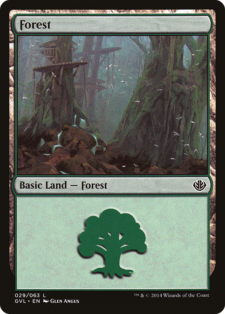 Forest (29) (Garruk vs. Liliana) [Duel Decks Anthology]-1
