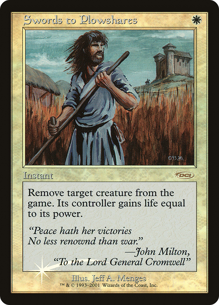 Swords to Plowshares [Friday Night Magic 2001]-1