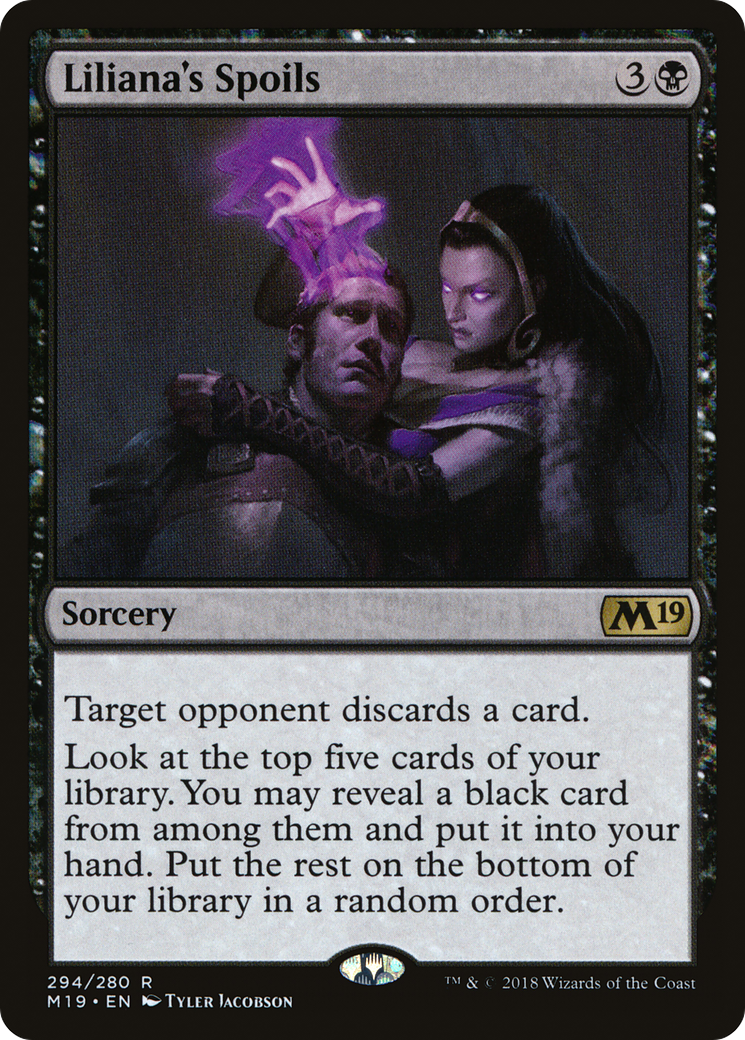 Liliana's Spoils [Core Set 2019]-1