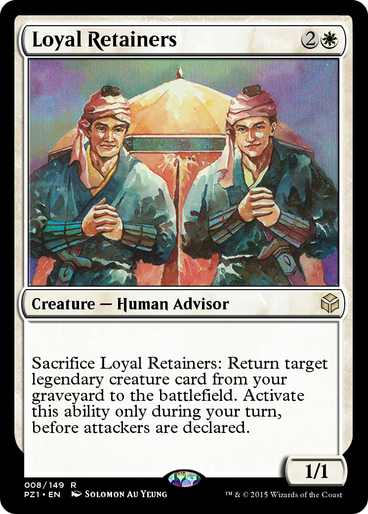 Loyal Retainers (PZ1-008) - Legendary Cube Prize Pack-1