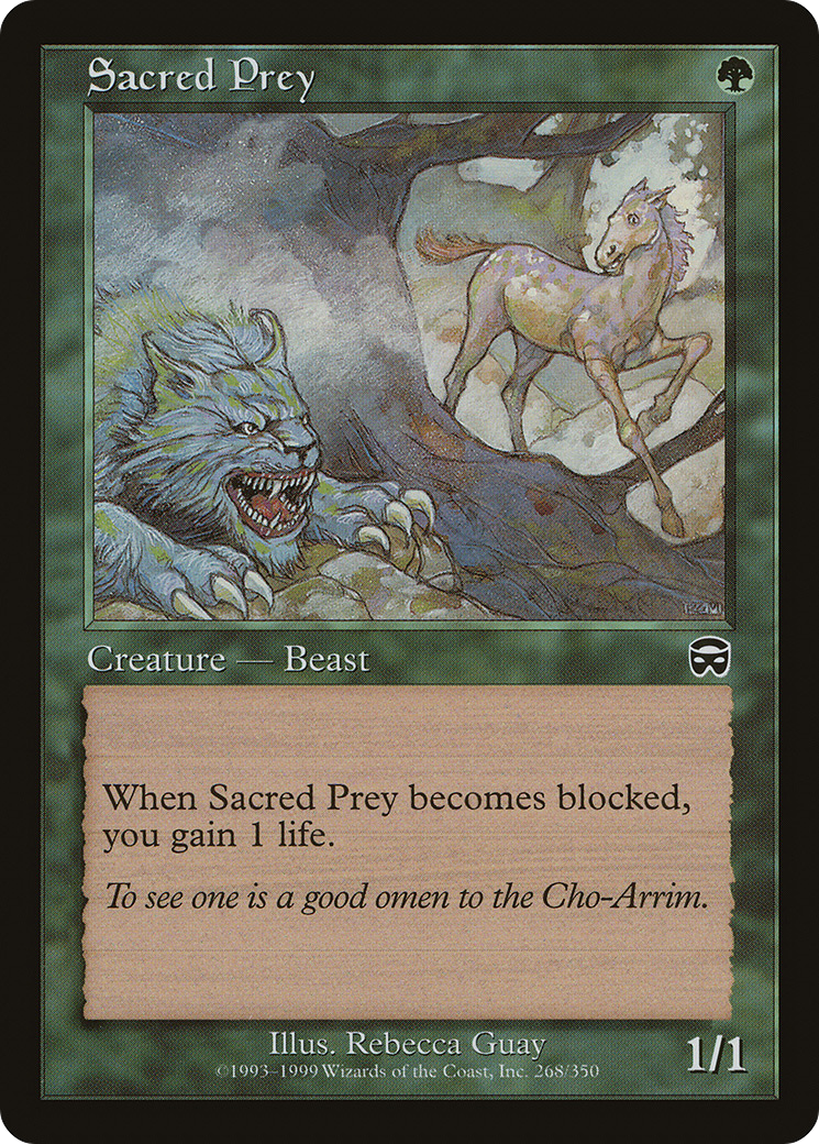 Sacred Prey [Mercadian Masques]-1