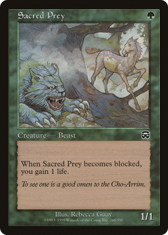 Sacred Prey [Mercadian Masques]-1