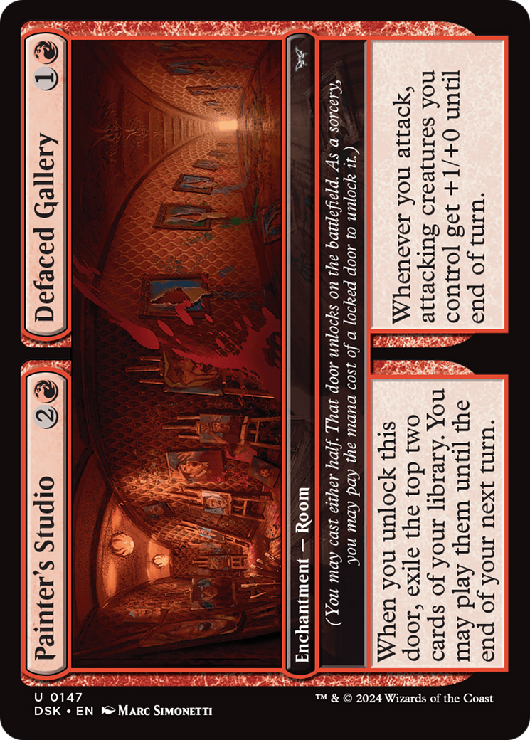 Painter's Studio // Defaced Gallery [Duskmourn: House of Horror]-1