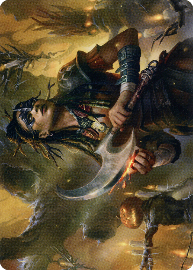 Harvesttide Sentry // Harvesttide Sentry (AMID-047) - Midnight Hunt Art Series (Borderless)-3