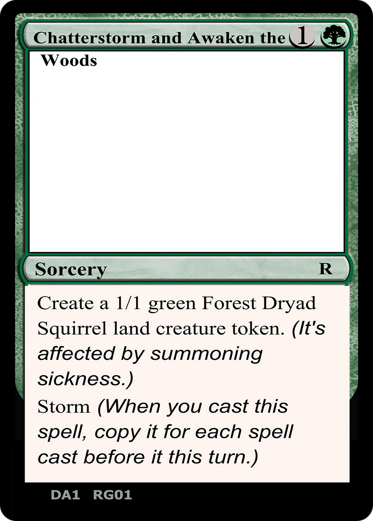 Chatterstorm and Awaken the Woods (UNK-RG01A) - Unknown Event-1