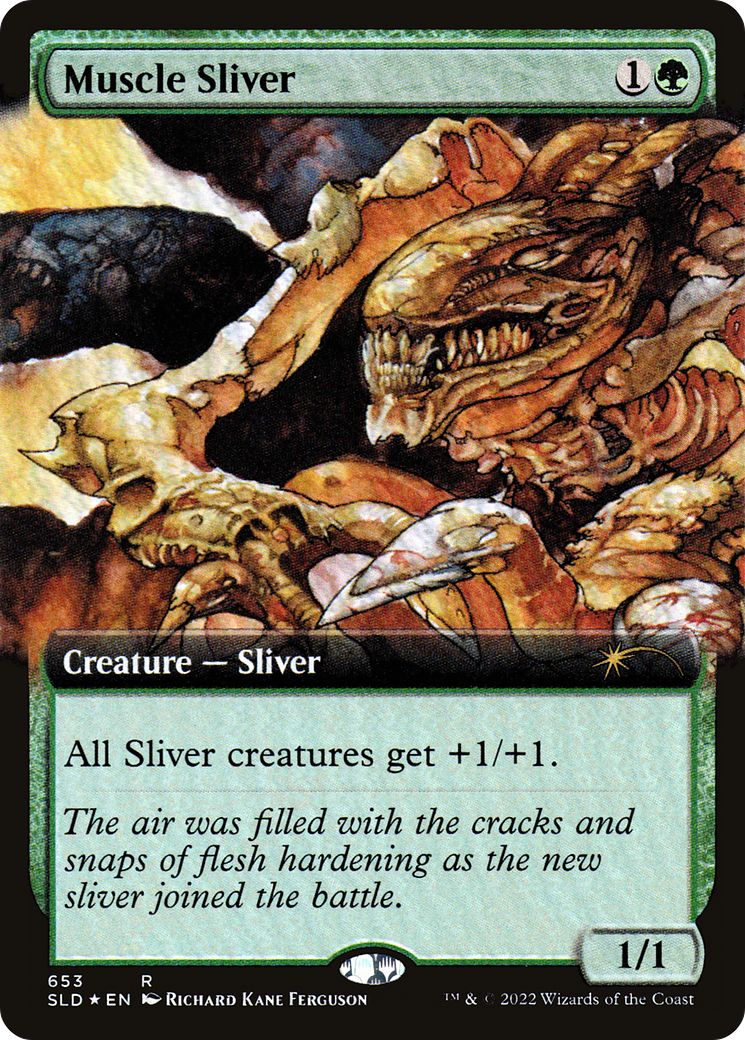 Muscle Sliver (Extended Art) [Secret Lair Drop Promos]-1