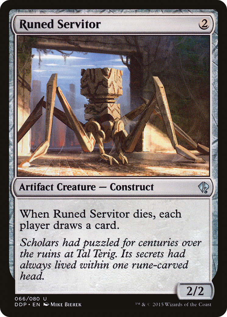 Runed Servitor [Duel Decks: Zendikar vs. Eldrazi]-1