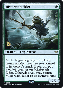 Mistbreath Elder [Bloomburrow Prerelease Promos]-1