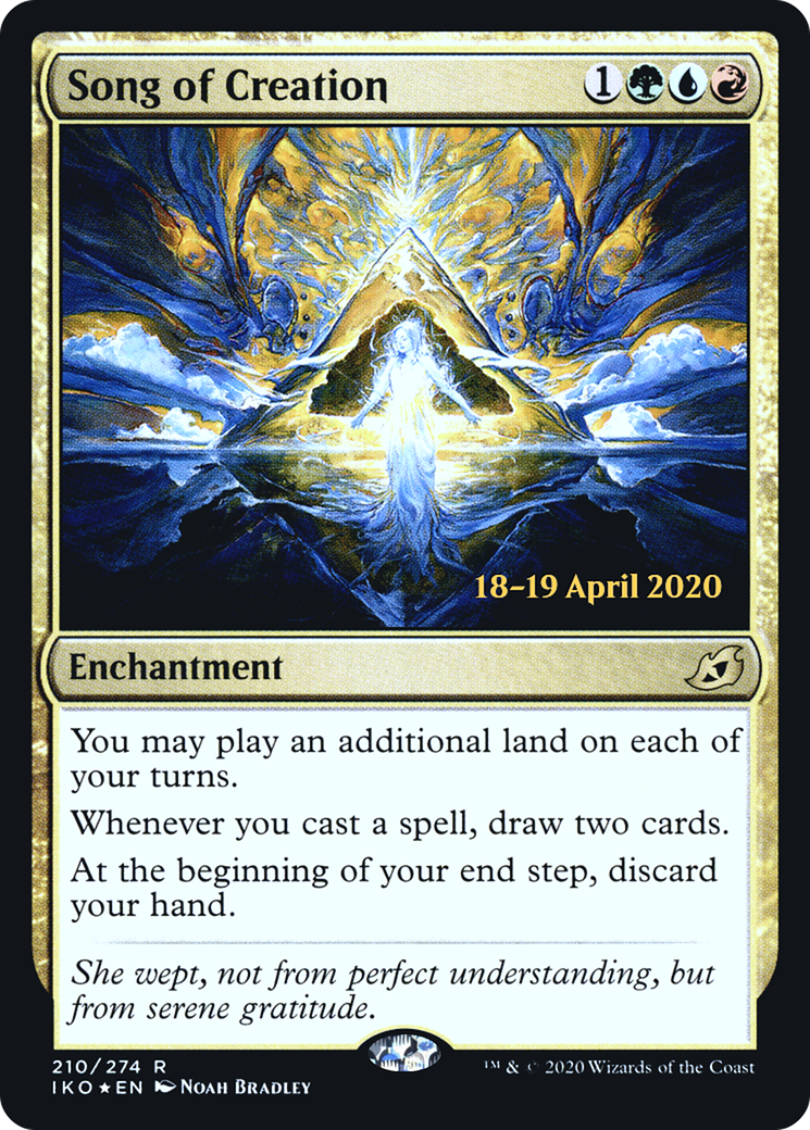 Song of Creation [Ikoria: Lair of Behemoths Prerelease Promos]-1