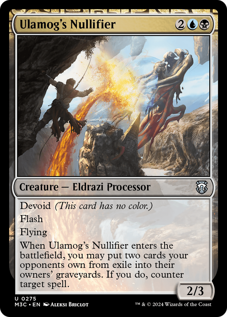 Ulamog's Nullifier (M3C-275) - Modern Horizons 3 Commander: (devoid)-1