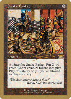 Snake Basket - 2000 Nicolas Labarre (6ED) (WCD-) - World Championship Decks 2000-1