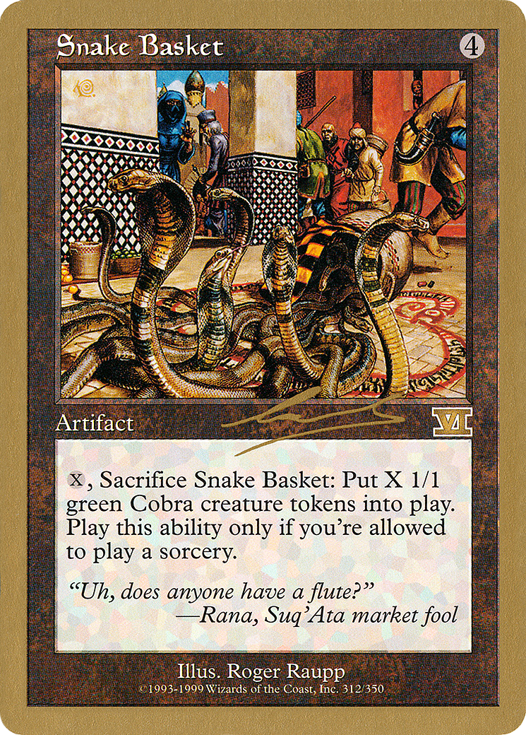 Snake Basket - 2000 Nicolas Labarre (6ED) (WCD-) - World Championship Decks 2000-1